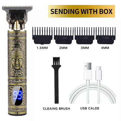 Finishing Fading Blending Professional Hair Trimmer for Men Pro Beard Trimmer Electric Hair Clipper Μηχάνημα κοπής μαλλιών λιθίου