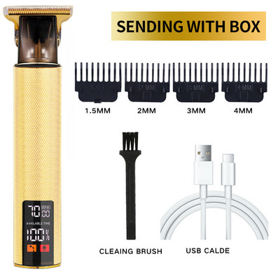 Finishing Fading Blending Professional Hair Trimmer for Men Pro Beard Trimmer Electric Hair Clipper Μηχάνημα κοπής μαλλιών λιθίου