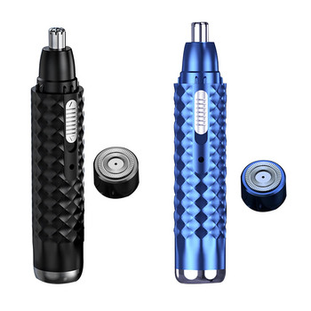 2 In I Electric Shaving Nose Ear Trimmer USB Επαναφορτιζόμενη κουρευτική μύτη μύτης για άντρες Ξύρισμα αποτρίχωση Ξυράφι Beard H0Y6