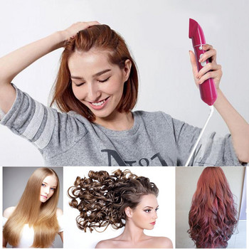 Βούρτσα ζεστού αέρα 10 σε 1 Πιστολάκι μαλλιών και συσκευή όγκου με ένα βήμα Ίσιωμα μαλλιών Ηλεκτρικό πιστολάκι Hot Comb Hair Styler Στεγνωτήρας μαλλιών