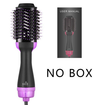 Βούρτσα ζεστού αέρα Hair Curler Volumizer Salon Heat Comb Paddle Styler Negative Iron Generator 3 4 σε 1 ίσιωμα Εργαλεία πιστολάκι