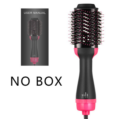 Βούρτσα ζεστού αέρα Hair Curler Volumizer Salon Heat Comb Paddle Styler Negative Iron Generator 3 4 σε 1 ίσιωμα Εργαλεία πιστολάκι