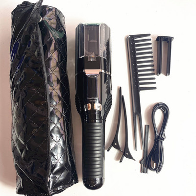 Hajtöredezett hajvágó töltés Professzionális hajvágó sima végek vágó vágógép Beauty Set táska termék Dual 1/4"1/8