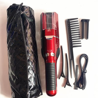 Hajtöredezett hajvágó töltés Professzionális hajvágó sima végek vágó vágógép Beauty Set táska termék Dual 1/4"1/8