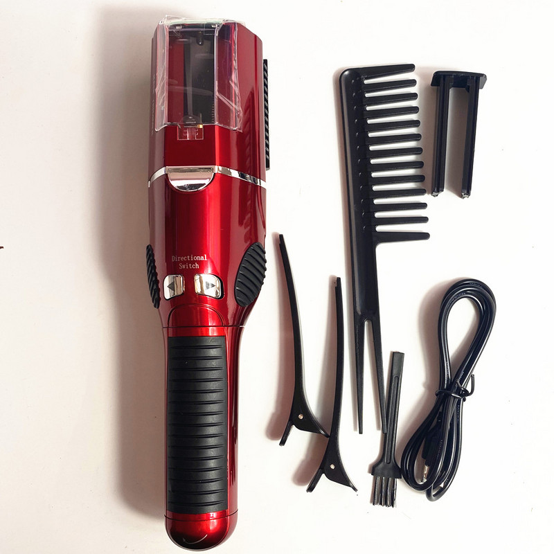 Hajtöredezett hajvágó töltés Professzionális hajvágó sima végek vágó vágógép Beauty Set táska termék Dual 1/4"1/8