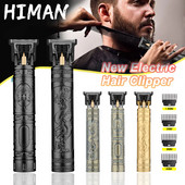 T9 Hair Clipper Professional Electric Trimmer για άντρες 0mm Ξυριστική μηχανή κουρέματος Baldheaded Barber χωρίς καλώδιο