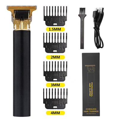 T9 Hair Clipper Professional Electric Trimmer για άντρες 0mm Ξυριστική μηχανή κουρέματος Baldheaded Barber χωρίς καλώδιο