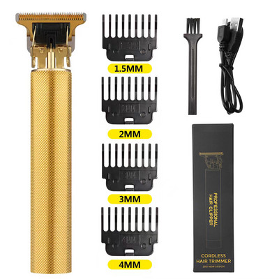 T9 Hair Clipper Professional Electric Trimmer για άντρες 0mm Ξυριστική μηχανή κουρέματος Baldheaded Barber χωρίς καλώδιο