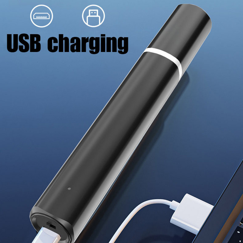 Elektrinis nosies plaukų kirpimo skustuvas Nešiojamas nosies plaukų skutimosi USB įkraunamas antakių šalinimo skustuvas vyrams veido priežiūrai