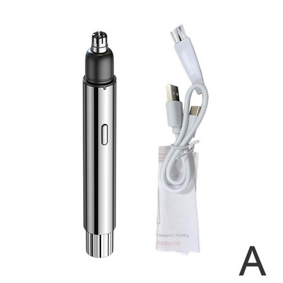 Elektrinės nosies plaukų kirpimo priemonės Nešiojamos nosies ir ausų kirpimo priemonės ir valiklis įkraunamas apsauginis skustuvas Ausų plaukų nosis Y2S4