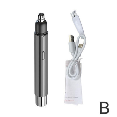 Elektrinės nosies plaukų kirpimo priemonės Nešiojamos nosies ir ausų kirpimo priemonės ir valiklis įkraunamas apsauginis skustuvas Ausų plaukų nosis Y2S4