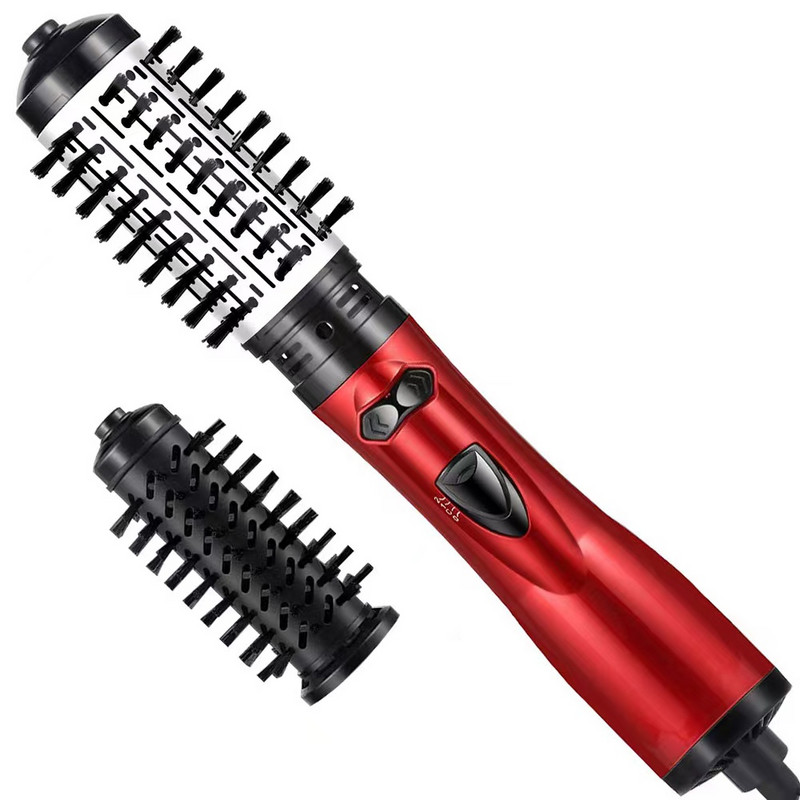 Többfunkciós forró hajfésű hajszárító és térfogatnövelő forgóhengerkefe Salon Hot Air Brush Styler hajvasaló hajcsavaró fésű