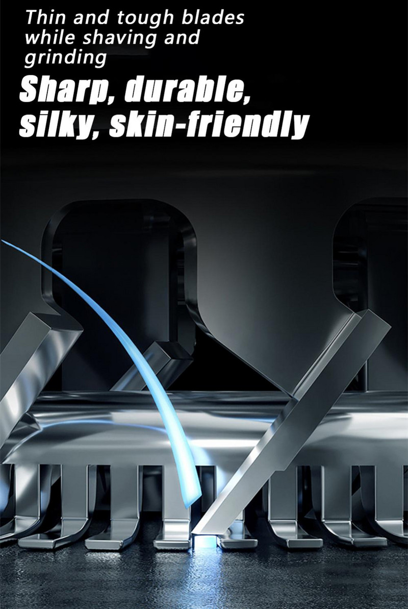 Električni trimer za dlačice u nosu 3D plutajući USB punjivi trimer Multi-kinetički potpuno automatski šišač za uši Čisti trimer za brijanje