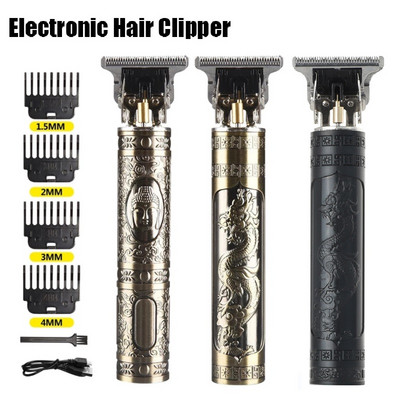 T9 Hair Clipper Professional Electric Hair Trimmer for Men 0mm Barber κουρευτική μηχανή Ασύρματη ξυριστική μηχανή γενειάδας