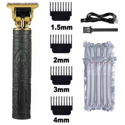 T9 hajvágó professzionális elektromos hajvágó férfiaknak 0 mm-es fodrász hajvágó gép vezeték nélküli szakállborotva