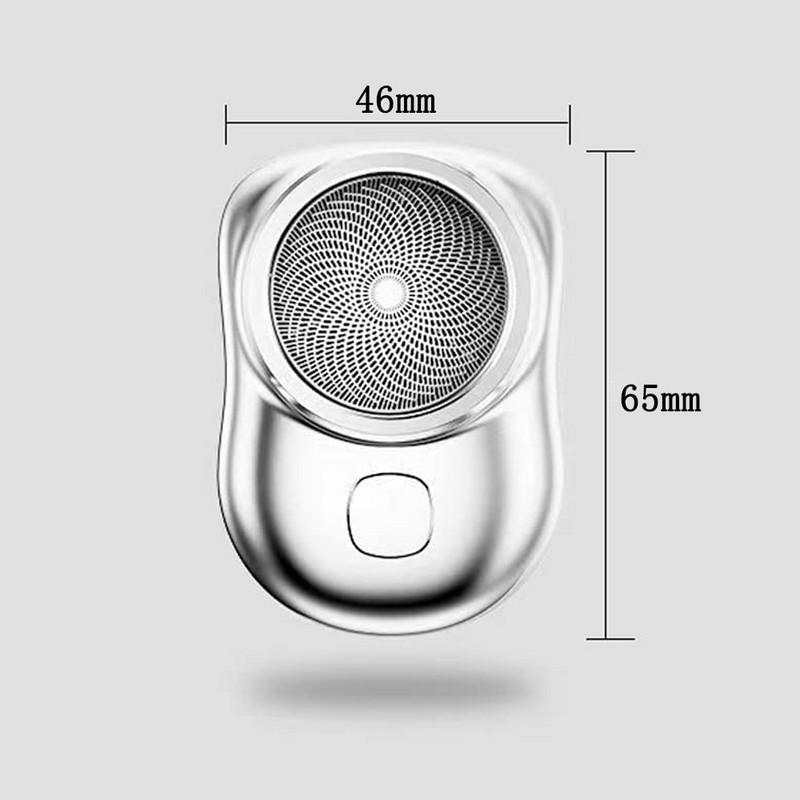 Mini hordozható vezeték nélküli borotvák USB elektromos borotva IPX7 vízálló nedves és száraz fájdalommentes kis méretű gépi borotválkozás férfiaknak