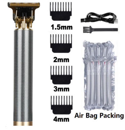 T9 USB elektrinė plaukų kirpimo mašina Profesionali barzdos kirpimo mašinėlė įkraunama plaukų kirpimo mašinėlė, skirta vyrų kirpėjui