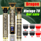 Dragon USB Vintage t9 0mm Hajvágó gép Trimmer For Man Elektromos Professzionális Hajvágó Barber Akkus szakáll Tondeuse