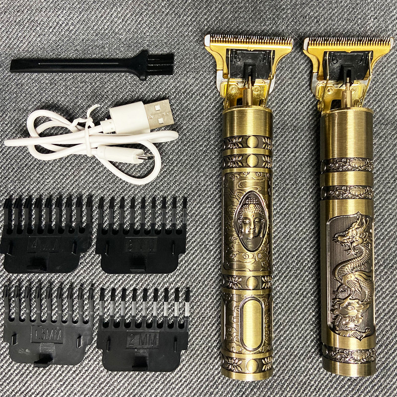 Dragon USB Vintage t9 0mm Hajvágó gép Trimmer For Man Elektromos Professzionális Hajvágó Barber Akkus szakáll Tondeuse