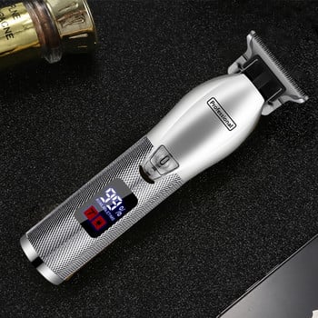 2023 T9 USB Hair Clipper Professional Electric Trimmer Barber Shaver Trimmer Beard 0mm Ανδρική μηχανή κοπής μαλλιών για άνδρες