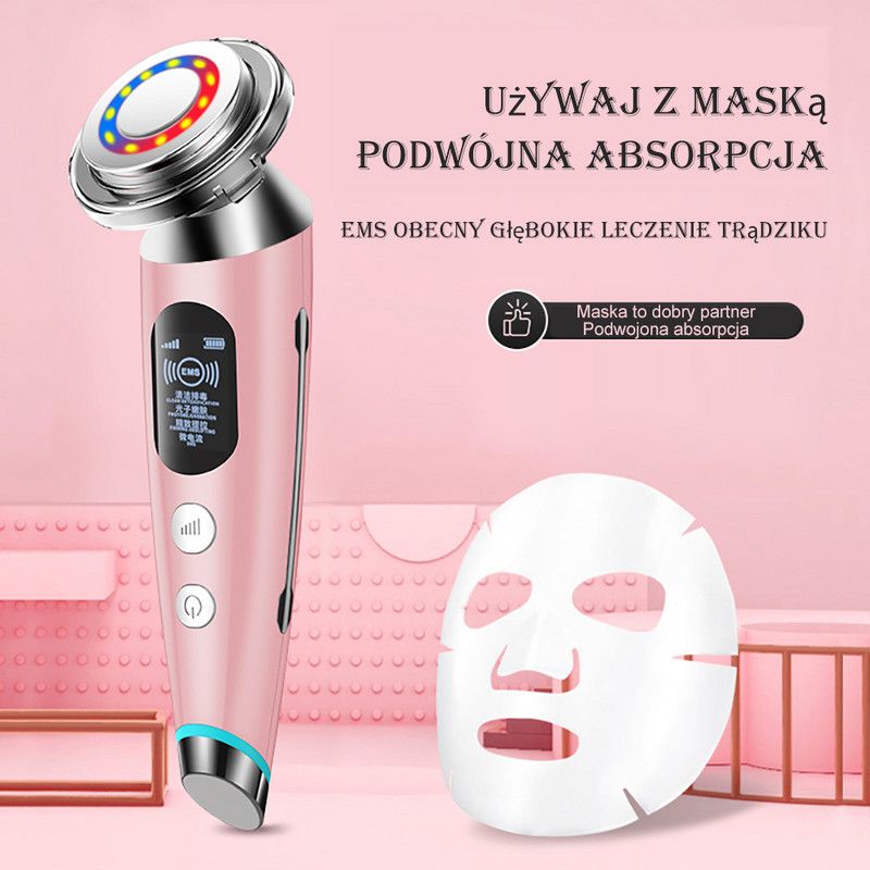 Rf Lifting Rádiófrekvenciás Arcmasszírozó Készülékek EMS Microcurrents Lift Bőrápolás Feszesítő Arcmasszázs Szépségeszközök Gép