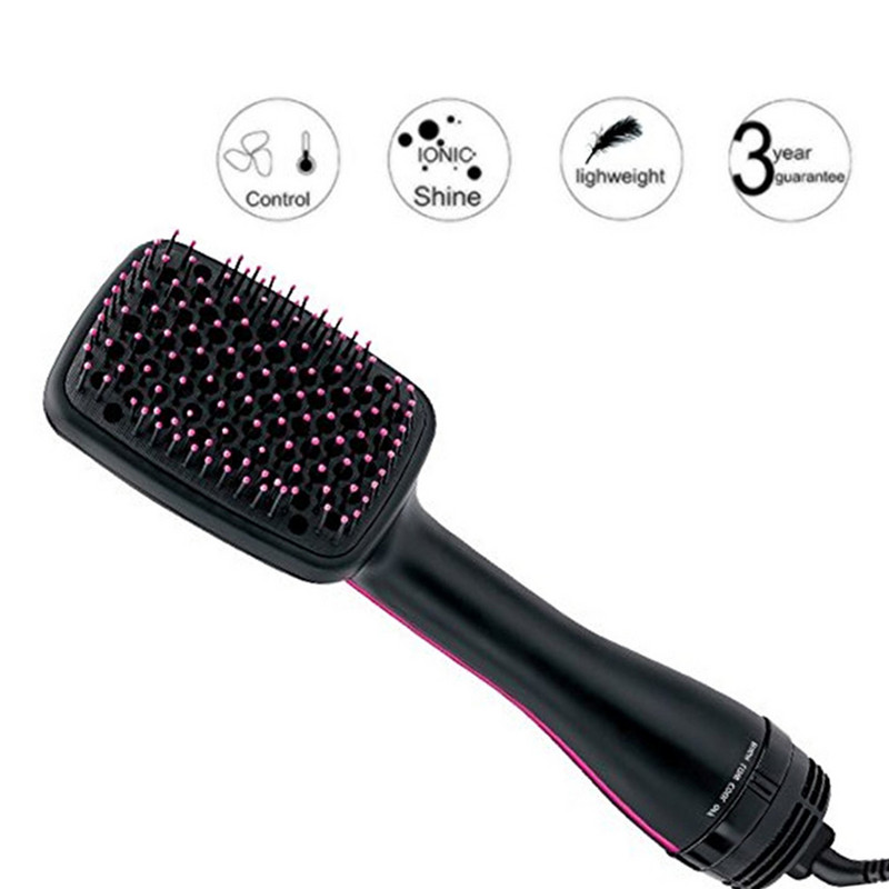 Hot Air Brush One Step Hair Dryer & Volumizer for Straightening Curling Drying Professional Brush Hair Dryers for Women