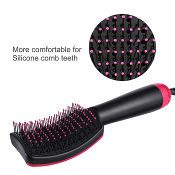 Νέα βούρτσα για στεγνωτήρα μαλλιών Brosse Soufflante Cheveux Hairdryer Brush 2 σε 1 Στεγνωτήρας μαλλιών & Volumizer Salon Hot Air Comb Hot Comb Brush