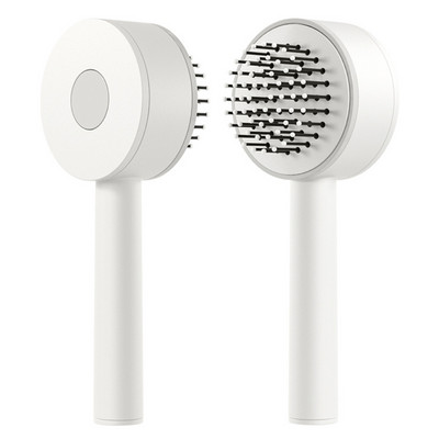 Oro pagalvės masažinės galvos odos šukos Profesionalios šukos, viena mygtukas savaime išsivalantis antistatinis plaukų šepetys, minkštas švelnus šukuotas plaukų priežiūros įrankis