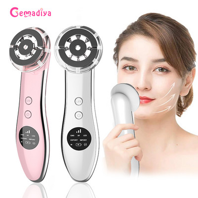 Masaj facial Întinerirea pielii Radio mezoterapie Lifting facial cu LED Frumusețe Vibrații Îndepărtarea ridurilor Radiofrecvență Îngrijirea pielii
