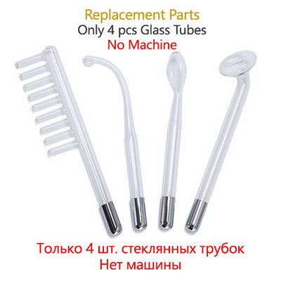 Mașină facială de înaltă frecvență 4 IN1 Tub de sticlă cu electrozi Baghetă pentru îngrijirea pielii Dispozitiv pentru îndepărtarea petelor de acnee Lifting spa facial de înaltă frecvență