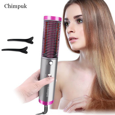 Четка с горещ въздух Домашна маша за коса за жени Многофункционален сешоар Гребен Професионална преса за коса Styler Сешоари