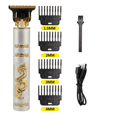 Profesionalus WEASTI plaukų kirpimo mašinėlės komplektas elektrinė kirpimo mašinėlė, akumuliatorinė skustuvas 0 mm kirpyklų kirpimo mašina vyrams, įkraunamas skustuvas