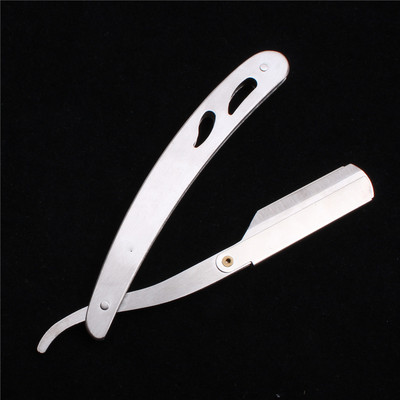 1 бр. Цветна професионална ръчна самобръсначка Straight Edge Неръждаема стомана Sharp Barber Razor Сгъваема ножица за бръснене на брада