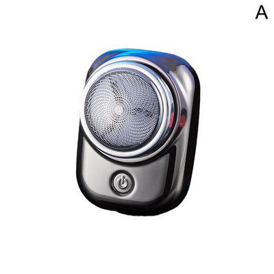 Mini elektrinis skustuvas su 6 peiliais vyriškas skutimosi mašina USB įkraunama barzdos kirpimo mašinėlė Kelioninis skutimosi elektrinis skustuvas vyrams A0H2