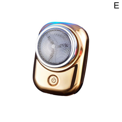 Mini elektrinis skustuvas su 6 peiliais vyriškas skutimosi mašina USB įkraunama barzdos kirpimo mašinėlė Kelioninis skutimosi elektrinis skustuvas vyrams A0H2