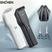 ENCHEN Boost hajvágó férfiaknak gyerekeknek Családi használatra újratölthető vezeték nélküli hajvágó hordozható elektromos hajvágás