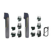 Самобръсначка за тяло Телескопичен безжичен електрически тример за брада Водоустойчив за гръб