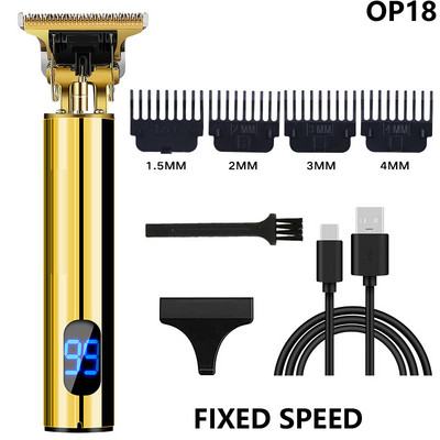 Ηλεκτρική κουρευτική μηχανή USB Επαναφορτιζόμενη ανδρική ξυριστική μηχανή κοπής Barber Professional Hair Clipper