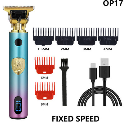 Ηλεκτρική κουρευτική μηχανή USB Επαναφορτιζόμενη ανδρική ξυριστική μηχανή κοπής Barber Professional Hair Clipper
