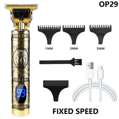Ηλεκτρική κουρευτική μηχανή USB Επαναφορτιζόμενη ανδρική ξυριστική μηχανή κοπής Barber Professional Hair Clipper