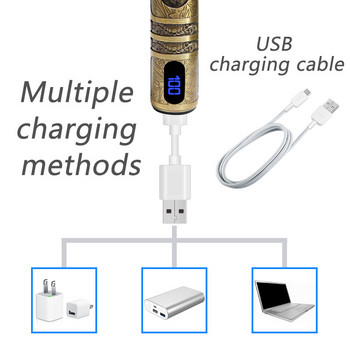 Kemei Clipper Електрически тример за мъже Електрическа самобръсначка Професионална мъжка машина за подстригване Безжичен бръснарски тример