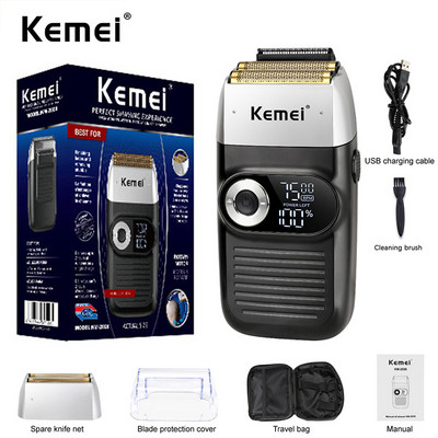 Kemei Clipper Electric Hair Trimmer για άνδρες Ηλεκτρική ξυριστική μηχανή επαγγελματική ανδρική μηχανή κοπής Ασύρματη κουρευτική μηχανή