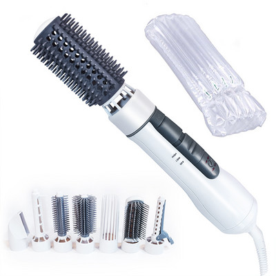 Hajszárító forró levegős kefe fésűk térfogatnövelő fúvó 8 az 1-ben meleg hideg levegős hajformázó lapátkefék Smooth Frizz Ionic 110V/220V