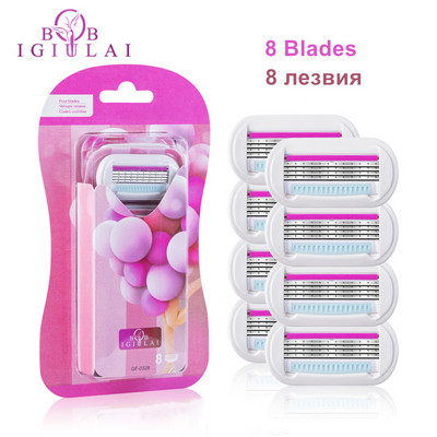 ÚJ Beauty női biztonsági borotvapenge borotva nőknek 4 rétegű, kiváló minőségű pengéjű borotva borotvapengék cserefej