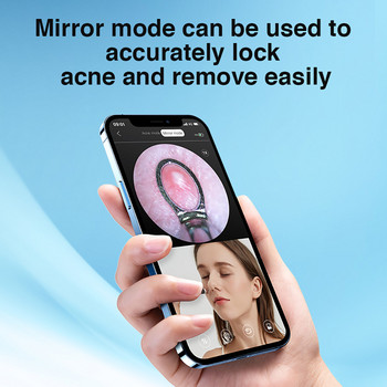 Smart Visual Blackhead Remover Ακμή Βελόνα Καθαρισμού Καλλυντικά Συσκευές Acne Squeeze Pore Cleaner Θεραπεία προσώπου με κάμερα