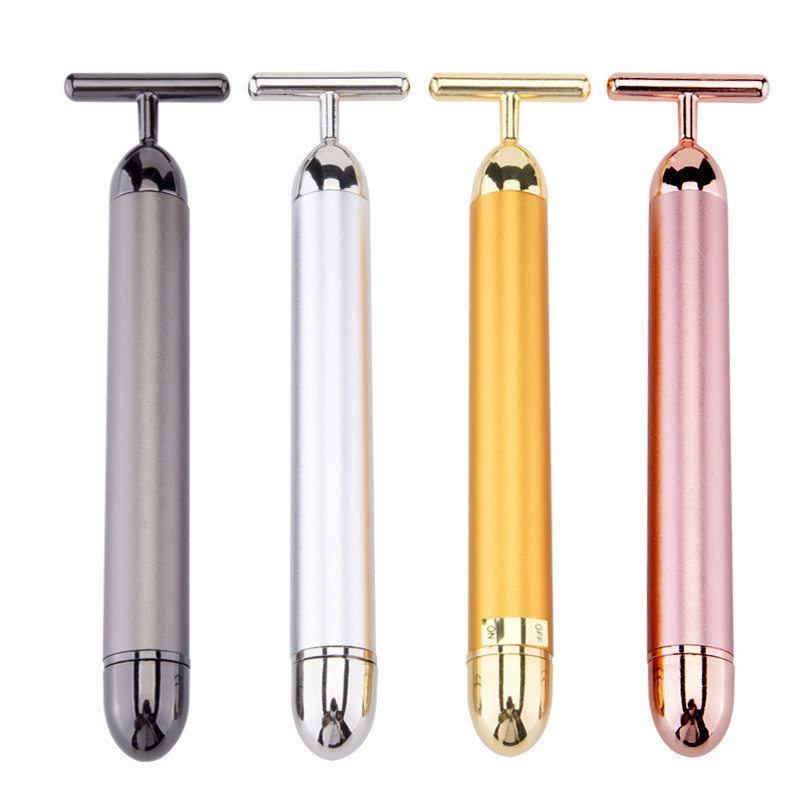 Karcsúsító Arcápolás 24k Arany Arc ráncfelvarrás Vibrációs Beauty Felszerelés Archenger Masszírozó Vibrációs Energy Bar