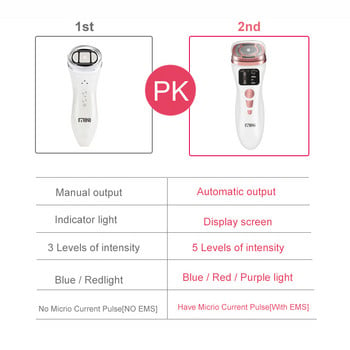 2022 Upgrade Mini Hifu Ultrasound Facial Machine Home Use With Hifu RF EMS LED Professional Machine Facial Lifting Remove Wrinkle