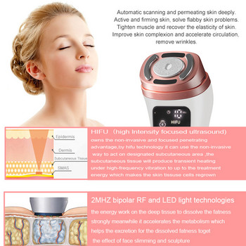 2022 Upgrade Mini Hifu Ultrasound Facial Machine Home Use With Hifu RF EMS LED Professional Machine Facial Lifting Remove Wrinkle