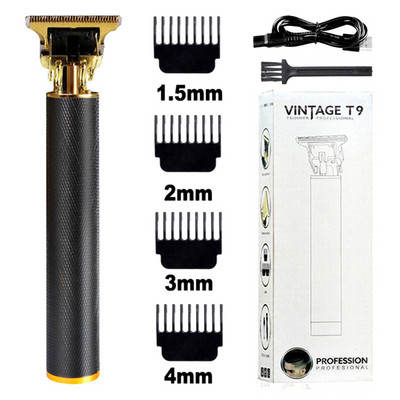 T9 elektromos hajvágó hajvágó gép T9 trimmer férfiaknak borotva LCD kijelzős szakállvágó férfi borotva ajándék USB töltés
