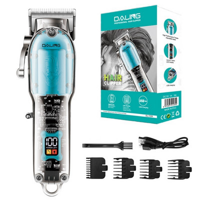 Profesionalni bežični trimer za muškarce Podesivi punjivi aparat za šišanje Električni stroj za šišanje Litijeva baterija